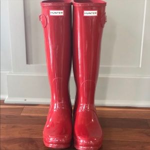 ❤️☔️👢Red Hunter Boots!!! 👢❤️ ☔️